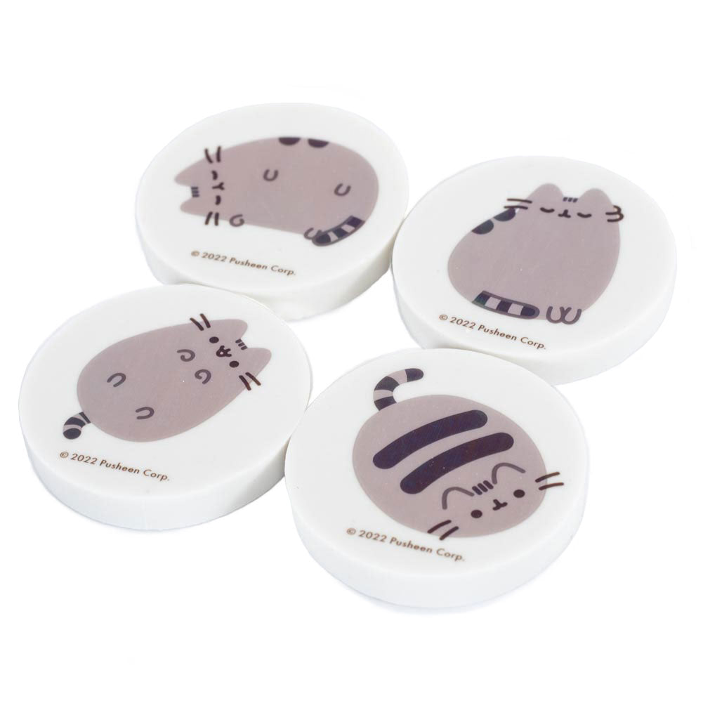 Pusheen 4-Pack Eraser Set