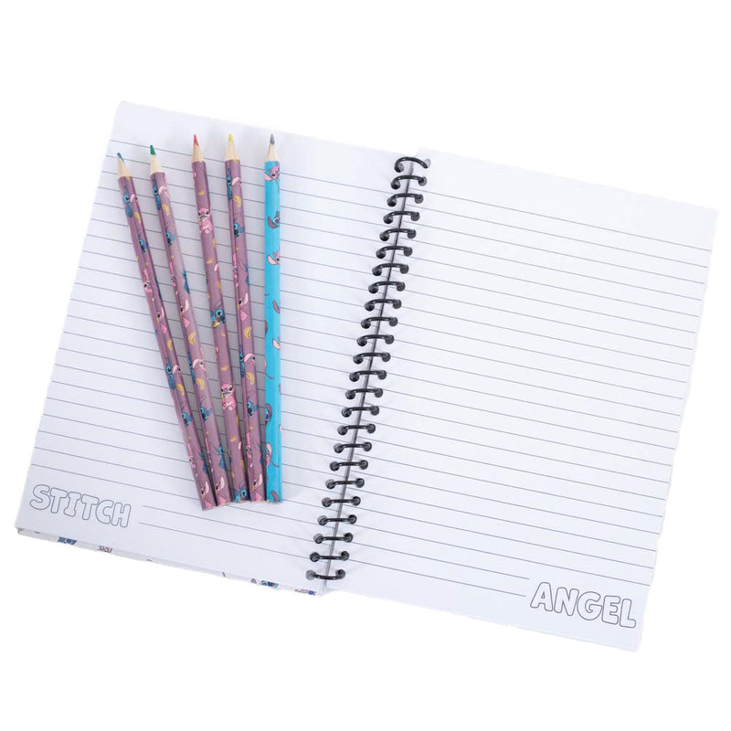Lilo & Stitch You're My Fave Bumper Stationery Set, side angle