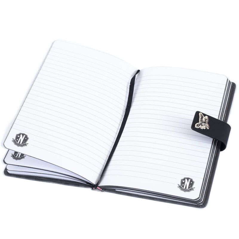 Wednesday Premium Notebook, side angle