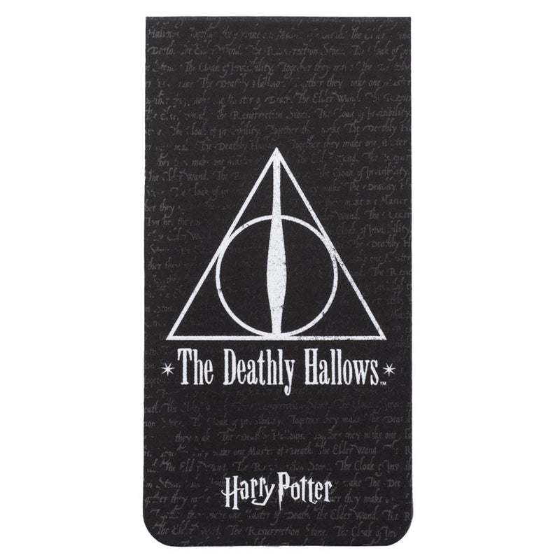 Harry Potter Deathly Hallows Magnetic Bookmark, side angle