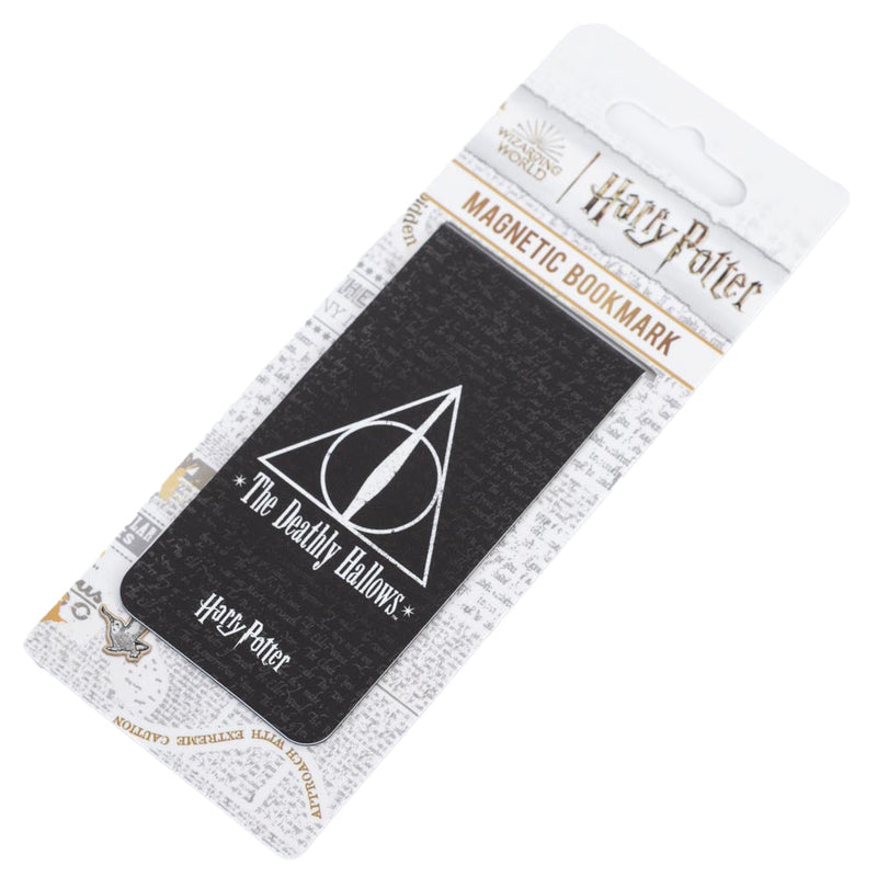 Harry Potter Deathly Hallows Magnetic Bookmark, rear view