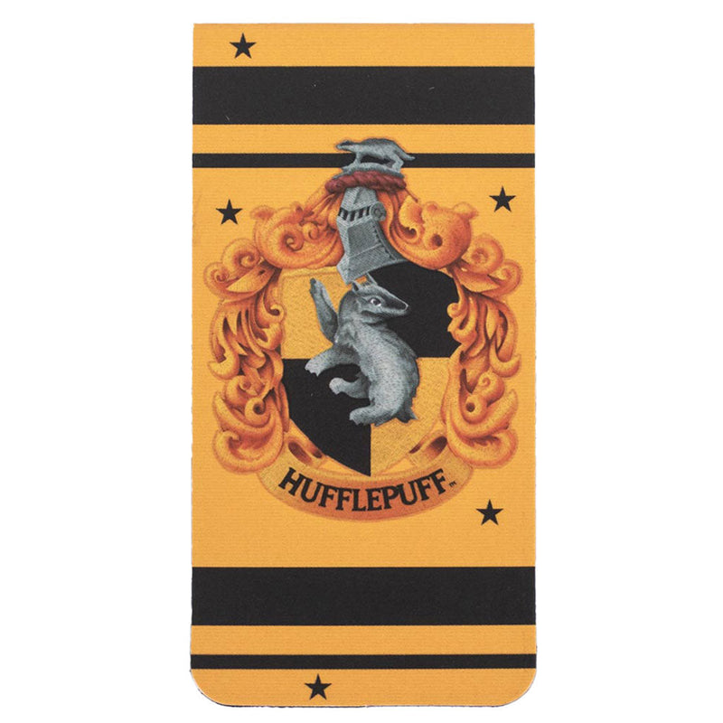 Harry Potter Hufflepuff Magnetic Bookmark, side angle