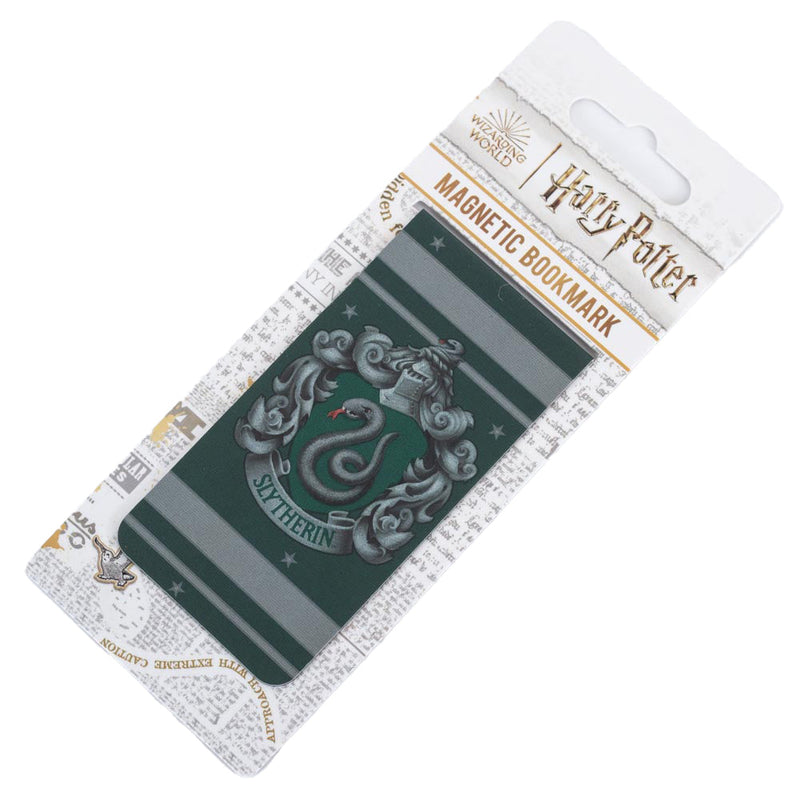 Harry Potter Slytherin Magnetic Bookmark, rear view