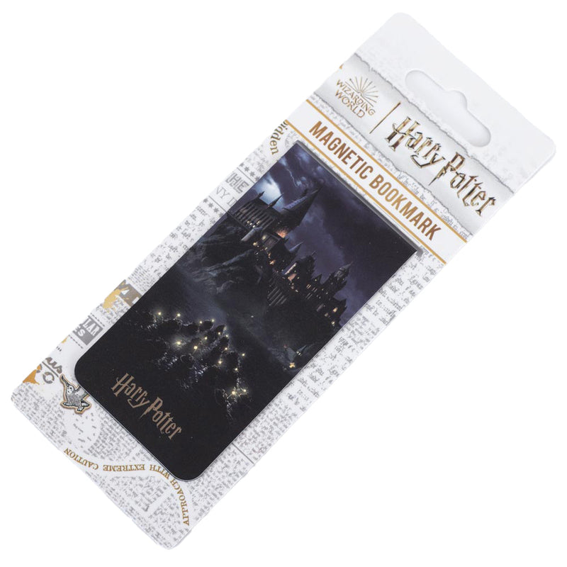 Harry Potter Hogwarts Castle Magnetic Bookmark, rear view