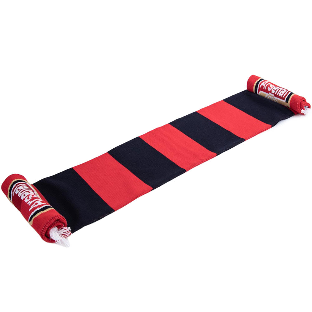 Arsenal FC Red Black Bars Scarf