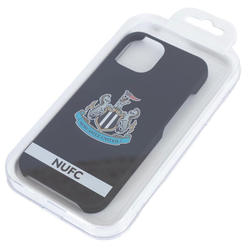 Newcastle United FC iPhone 15 Crest Hard Case, close-up detail