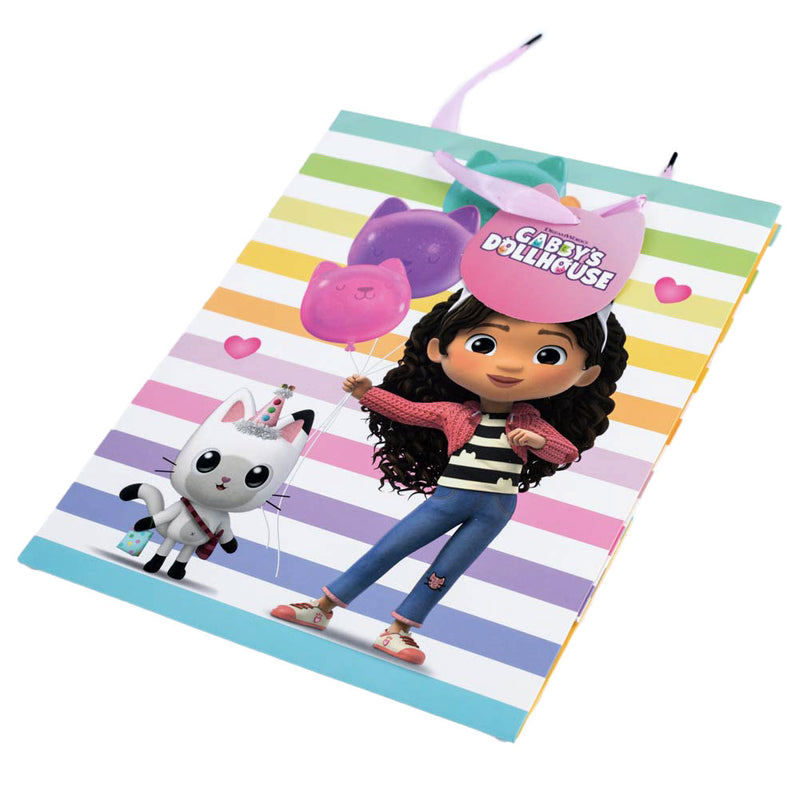 Gabby's Dollhouse Medium Gift Bag, side angle