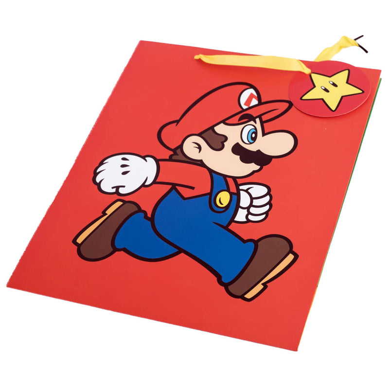 Super Mario Medium Gift Bag, side angle