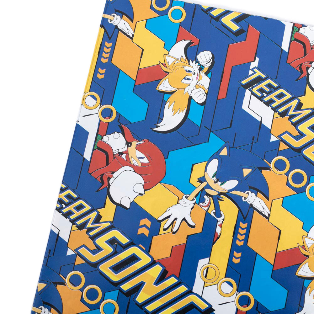 Sonic The Hedgehog Gift Wrap