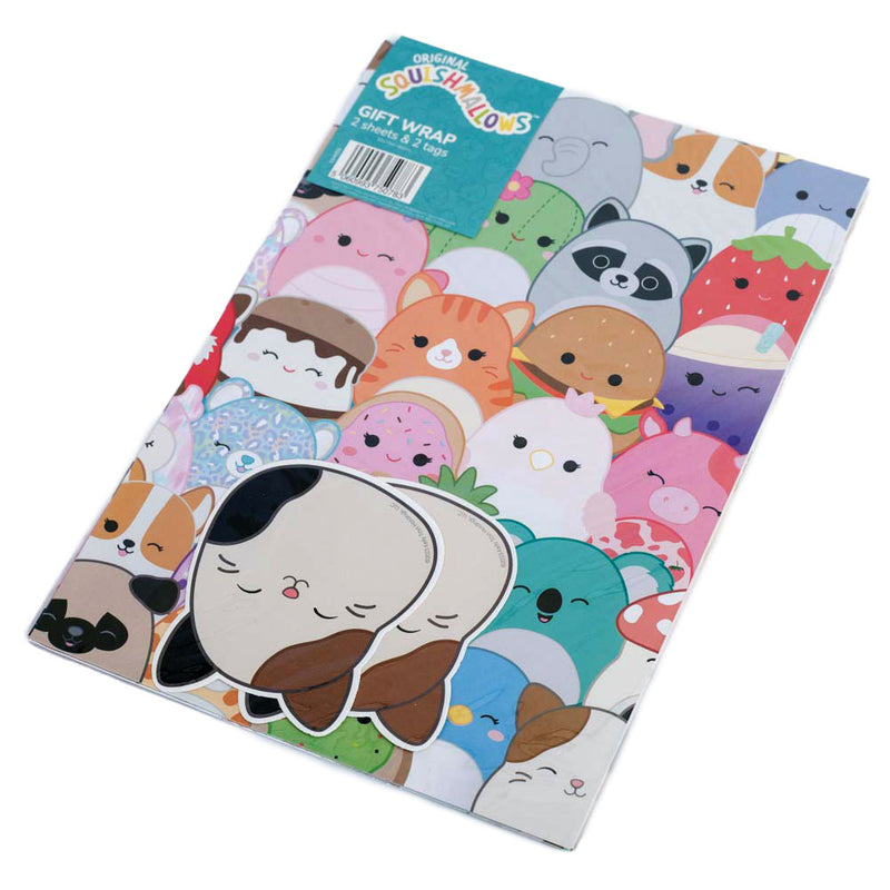 Squishmallows Gift Wrap, rear view