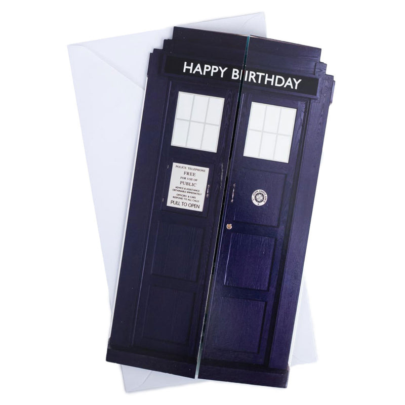 Doctor Who Tardis Birthday Card collectible from Infinity Collectables 2026
