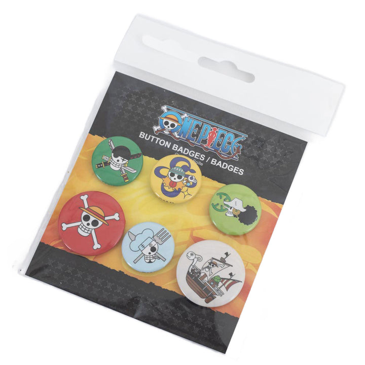 One Piece Button Badge Set