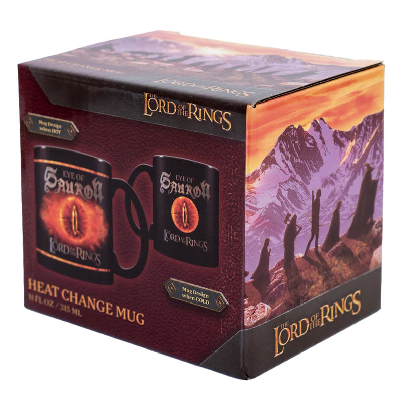 The Lord Of The Rings Sauron Heat Changing Mug, in display