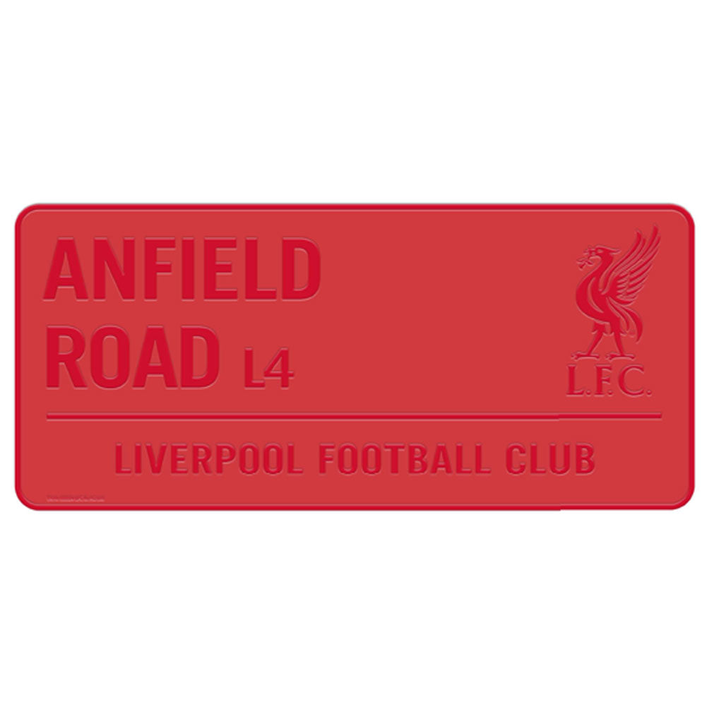 Liverpool FC Red Street Sign