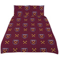 West Ham United Colour Split King Duvet Set, alternate view