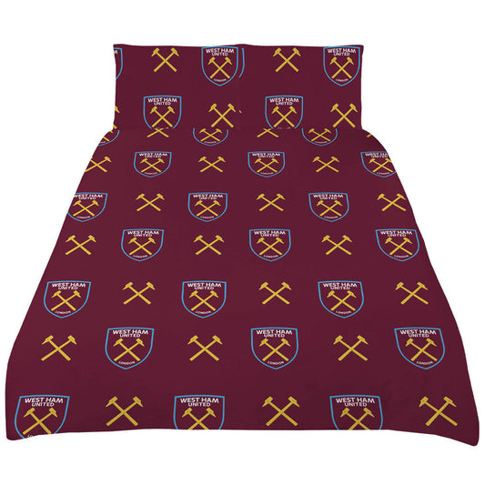 West Ham United Colour Split King Duvet Set, alternate view