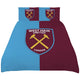 West Ham United Colour Split King Duvet Set