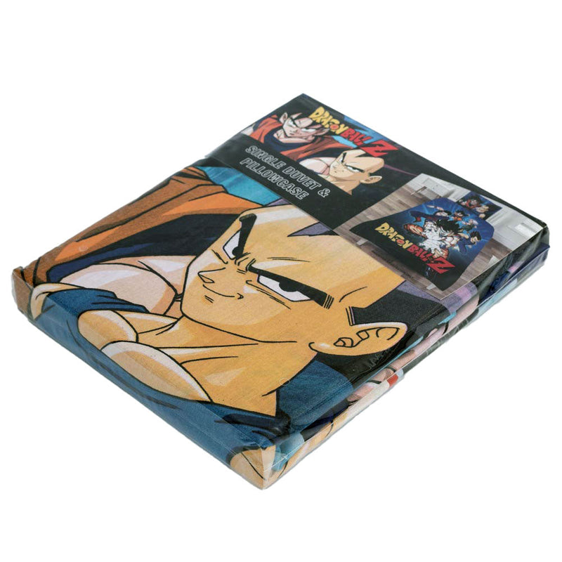 Dragon Ball Z Single Duvet Set, close-up detail
