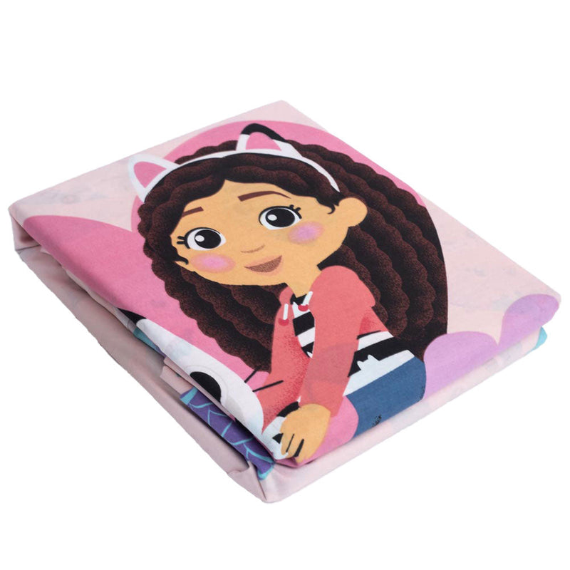 Gabby’s Dollhouse Hugs Single Duvet Set, side angle