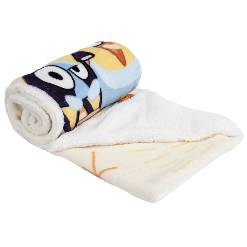 Bluey Sherpa Fleece Blanket, alternate view