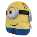 Despicable Me 4 Minion Shaped Cushion, close-up detail