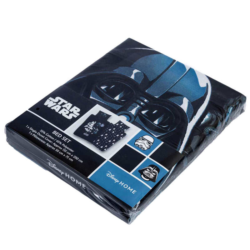 Star Wars Dark Side Single Duvet Set, close-up detail