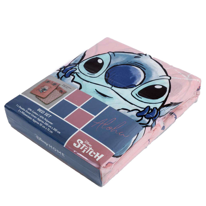 Lilo & Stitch Aloha Double Duvet Set, close-up detail