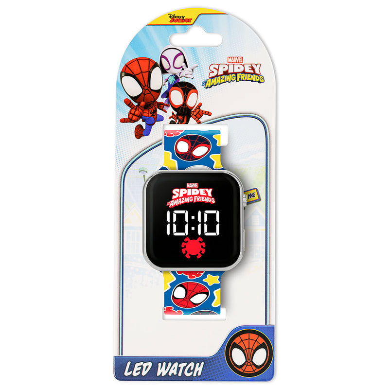 Spidey And His Amazing Friends Junior LED Watch, side angle