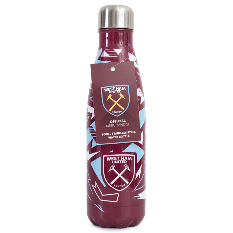 West Ham United FC Fragment Thermal Flask, side angle