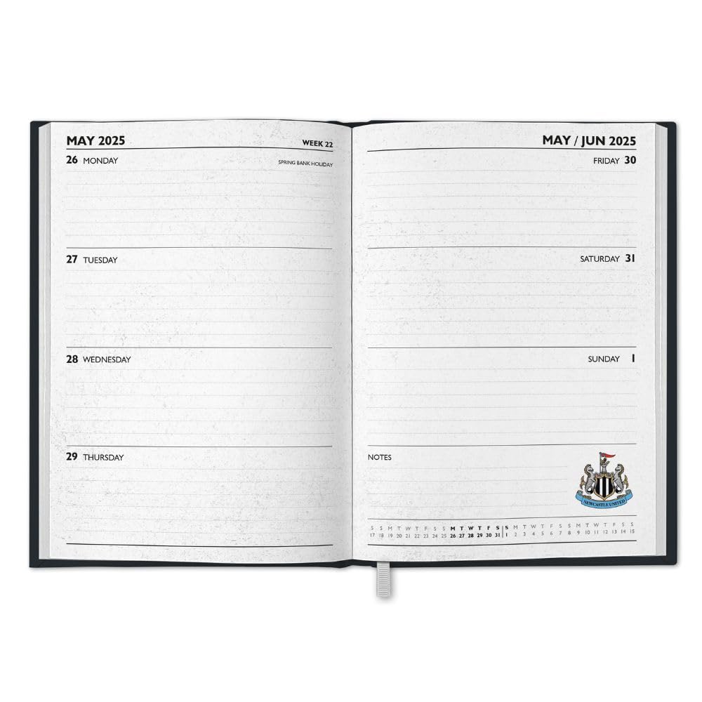 Newcastle United FC A5 2025 Diary