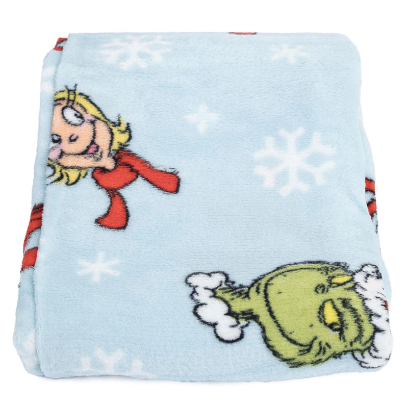 The Grinch Fleece Blanket, alternate view
