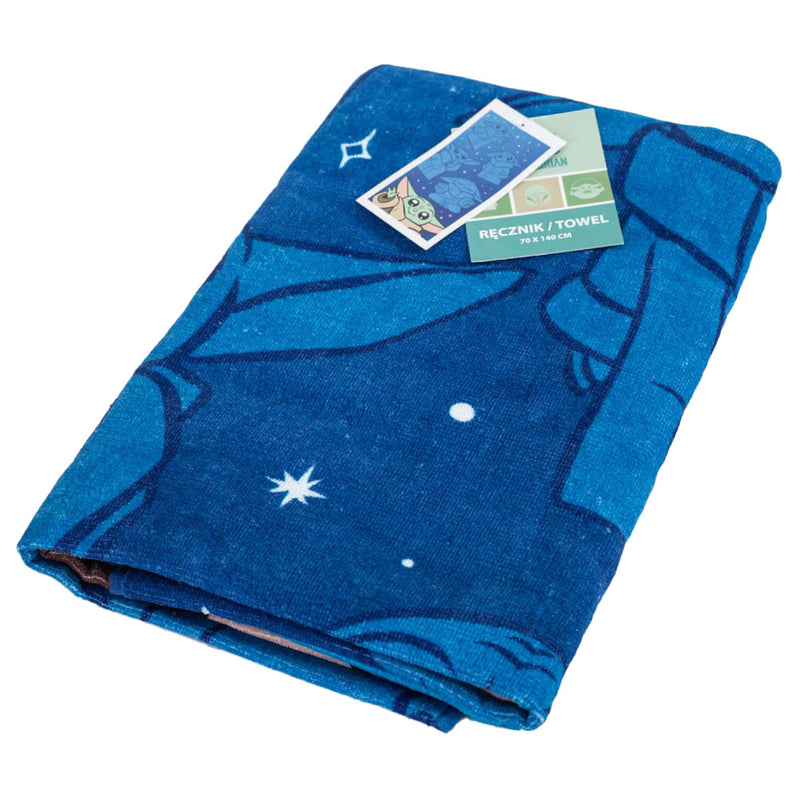 Star Wars: The Mandalorian Grogu Towel, side angle