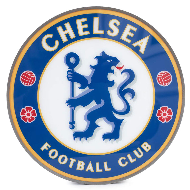 Chelsea FC 12 Inch LED Wall Light, side angle