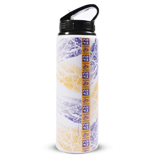 Real Madrid FC HD Printed Aluminium Drinks Bottle, alternate view