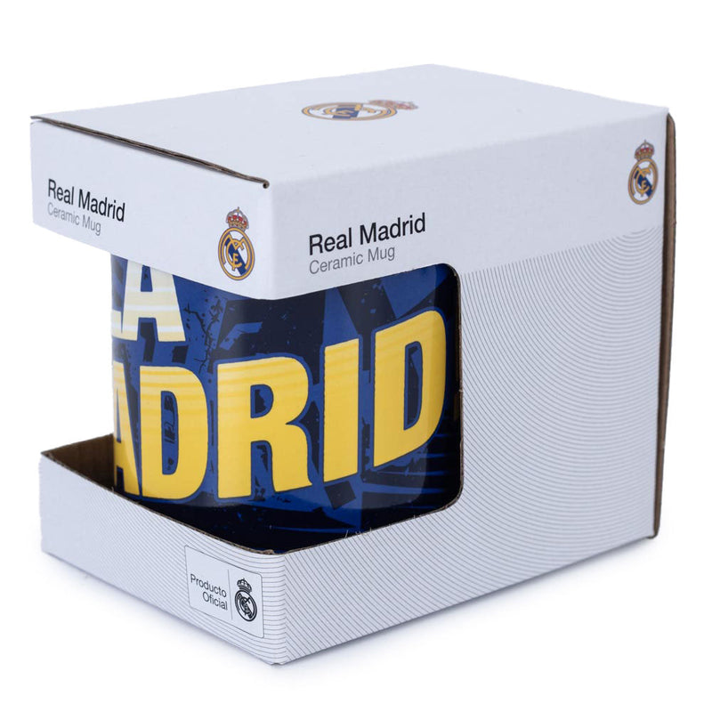 Real Madrid FC Real Madrid Hala Madrid Mug, rear view