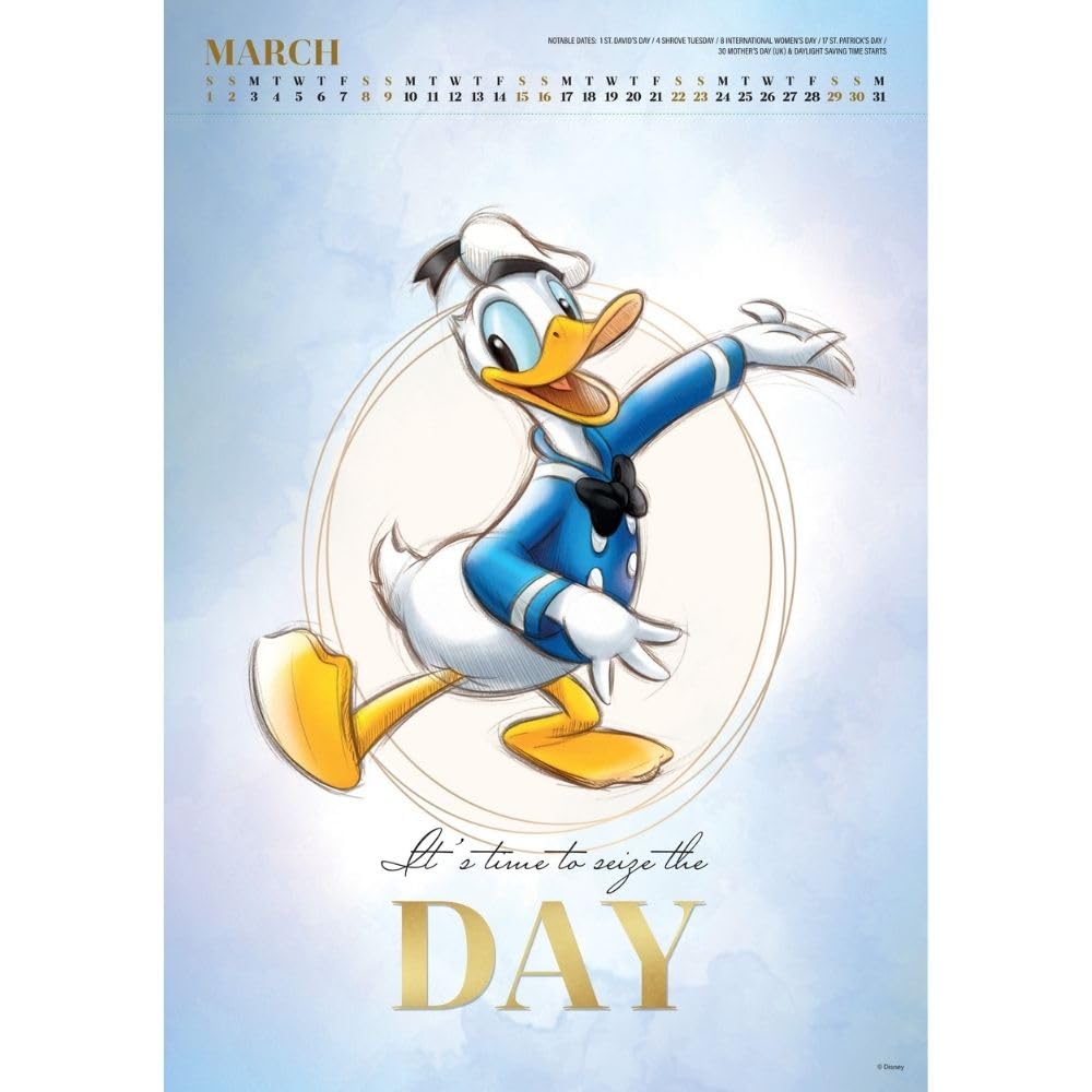 Disney Deluxe 2025 Calendar