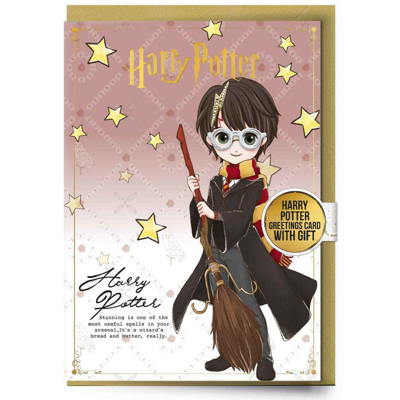 Harry Potter Greetings Card with Badge collectible from Infinity Collectables 2026