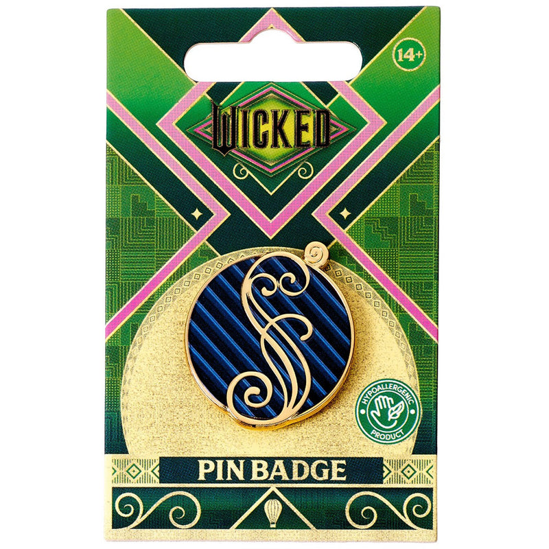 Wicked Blue Shiz University Pin Badge