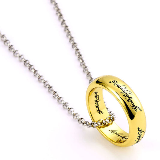The Lord Of The Rings Silver Plated One Ring Necklace, alternate view