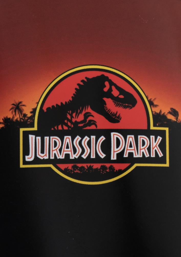 Jurassic Park Premium Fleece Blanket, rear view