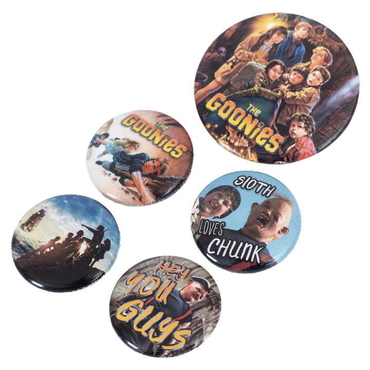 The Goonies Button Badge Set