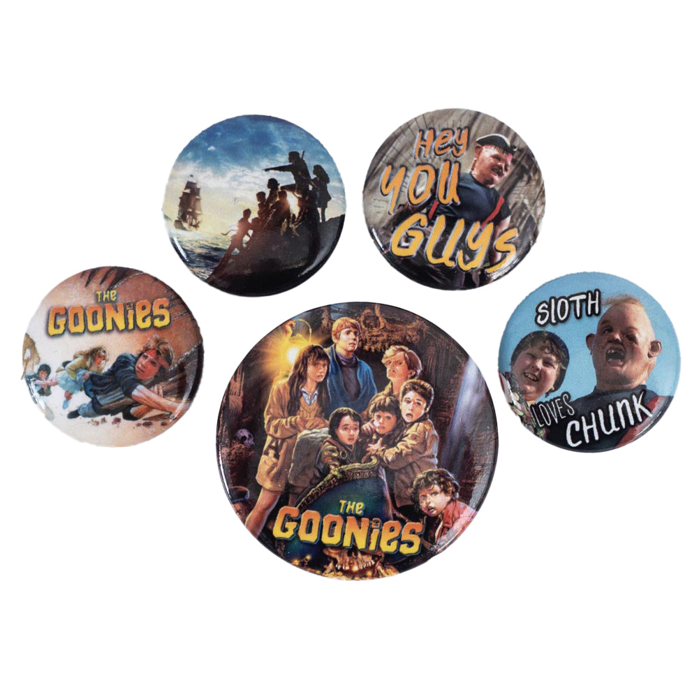 The Goonies Button Badge Set