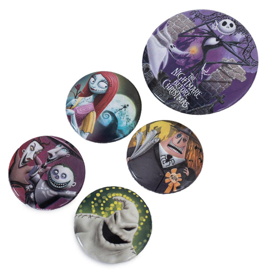 The Nightmare Before Christmas Button Badge Set, alternate view