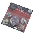 The Nightmare Before Christmas Button Badge Set, side angle