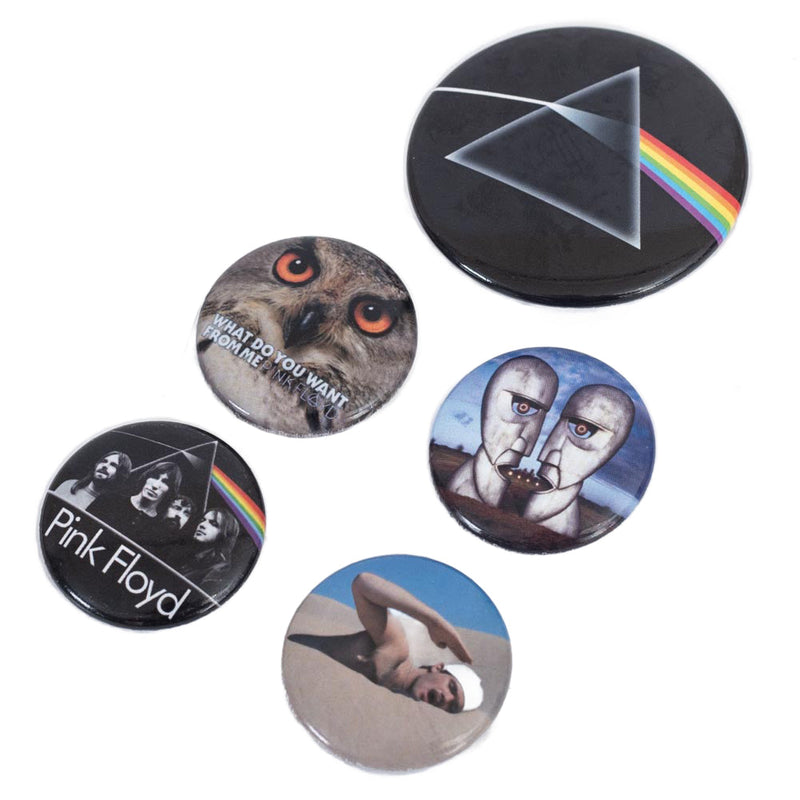 Pink Floyd Classic Button Badge Set, alternate view