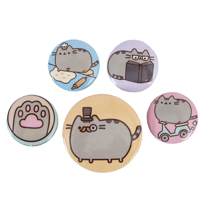 Pusheen Fancy Button Badge Set