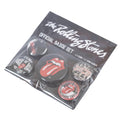 The Rolling Stones Classic Button Badge Set, side angle