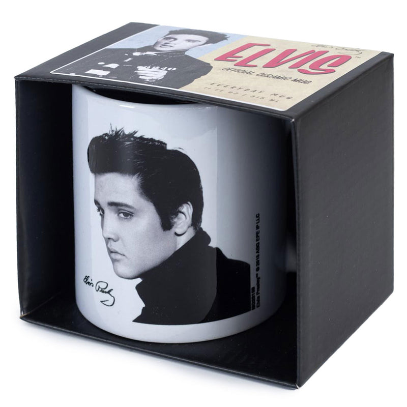 Elvis Presley Portrait Mug, close-up detail