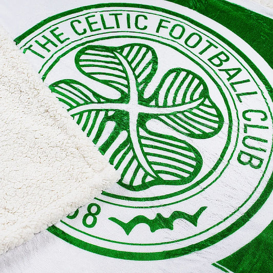 Celtic FC Sherpa Fleece Blanket, alternate view