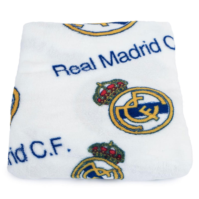 Real Madrid CF Multi Crest Fleece Blanket, alternate view